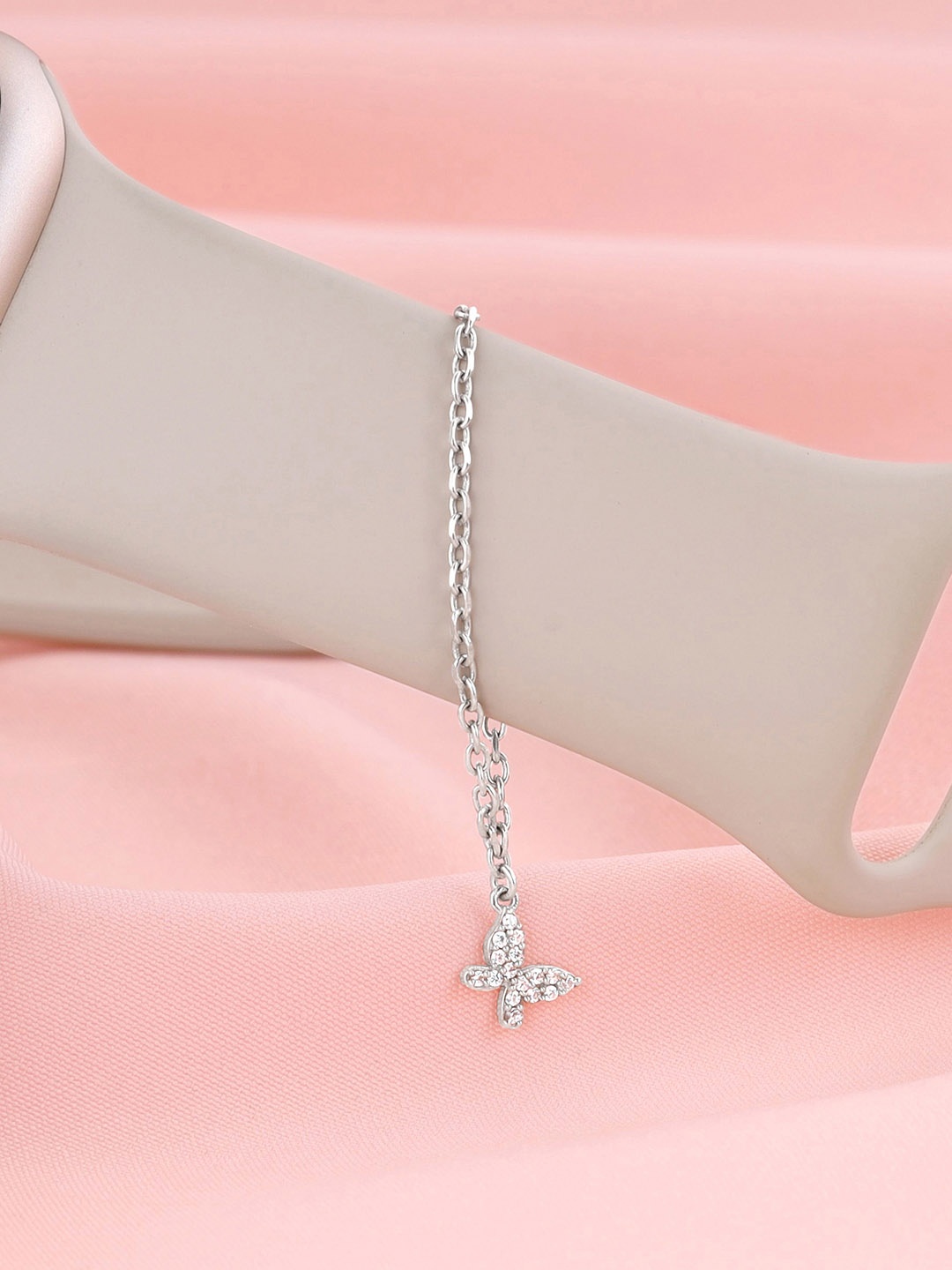 

GIVA 92.5 Sterling Silver Butterfly Watch Charm