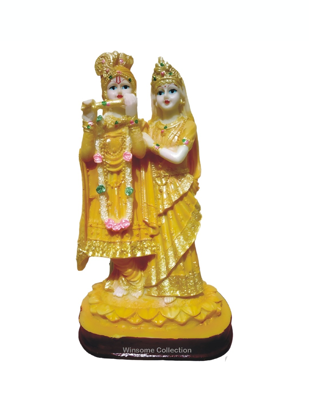 

Winsome Collection White & Yellow Religious Idol Showpiece