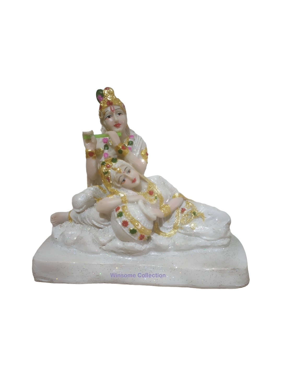 

Winsome Collection White & Gold Toned Religious Idol Showpiece