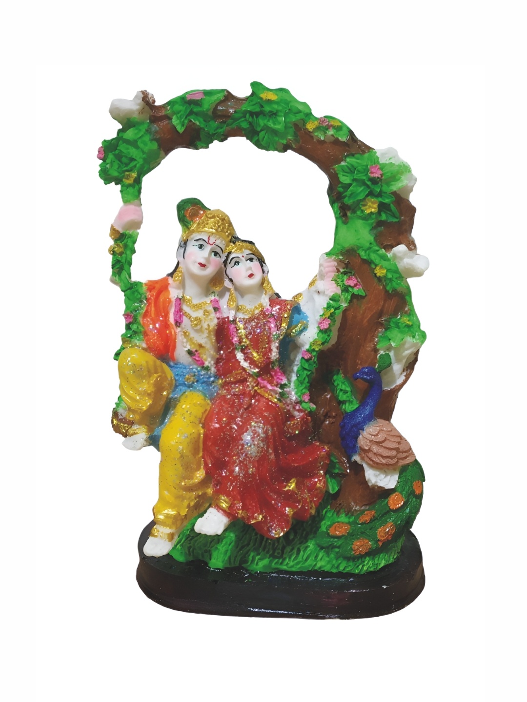 

Winsome Collection Green & Red Religious Idol Showpiece