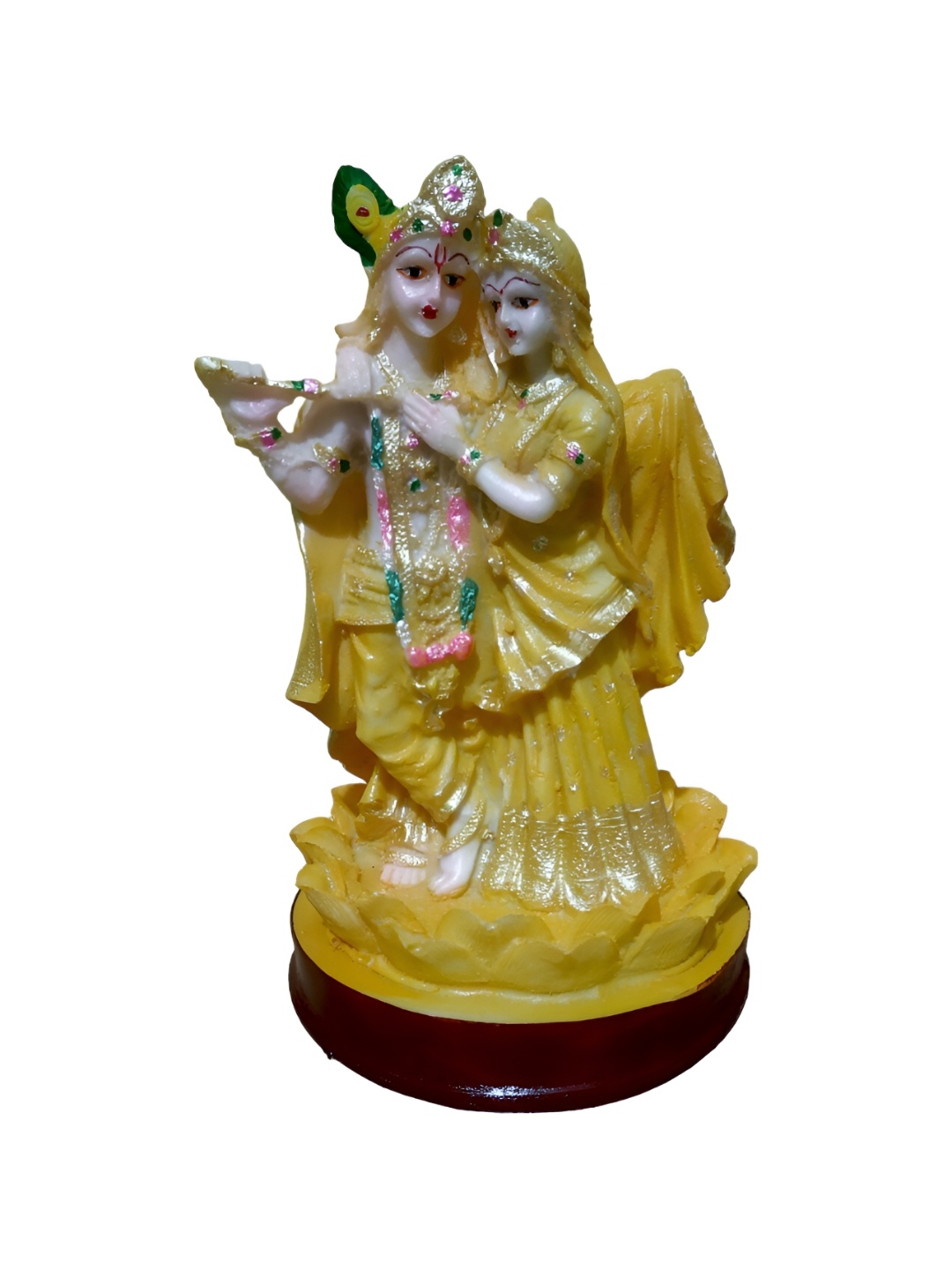 

Winsome Collection White & Yellow Religious Idol Showpiece