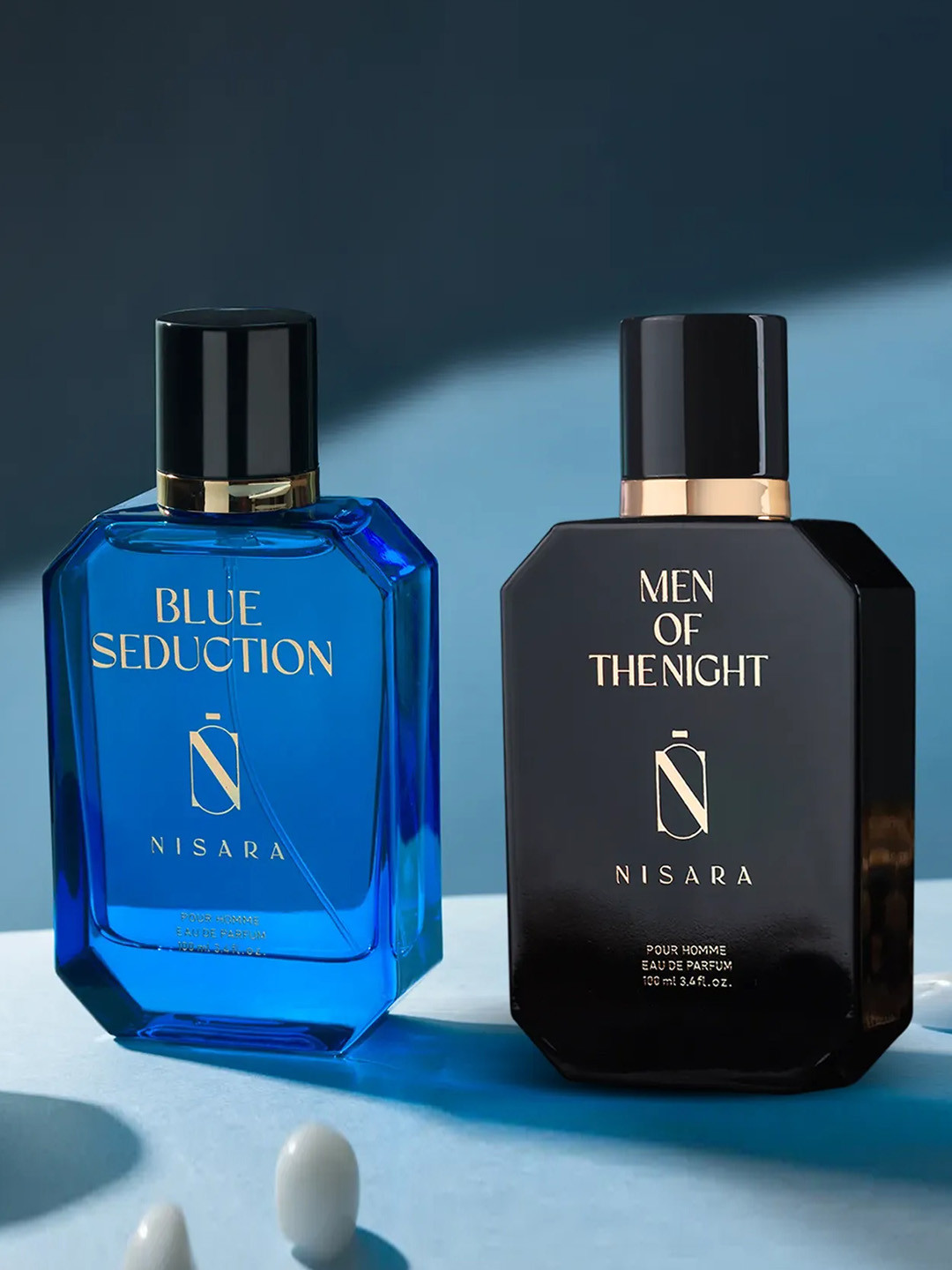 

NISARA Set Of 2 Men Of The Night & Blue Seduction Eau De Parfum - 100ml Each