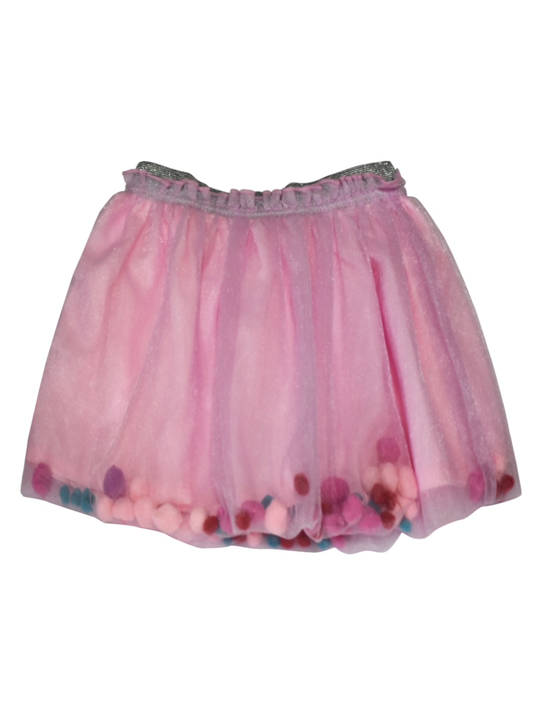 

milou Girls Pure Cotton Flared Skirt, Pink