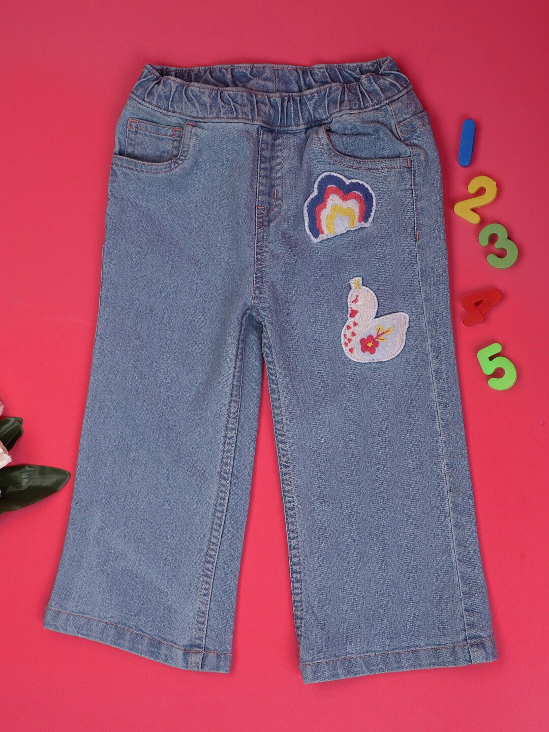 

V-Mart Kids Slim Fit Jeans, Blue