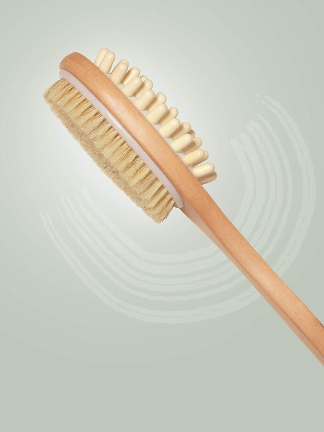 

Rustic Rituals Wooden Double-Sided Bath Brush - Beige, Brown