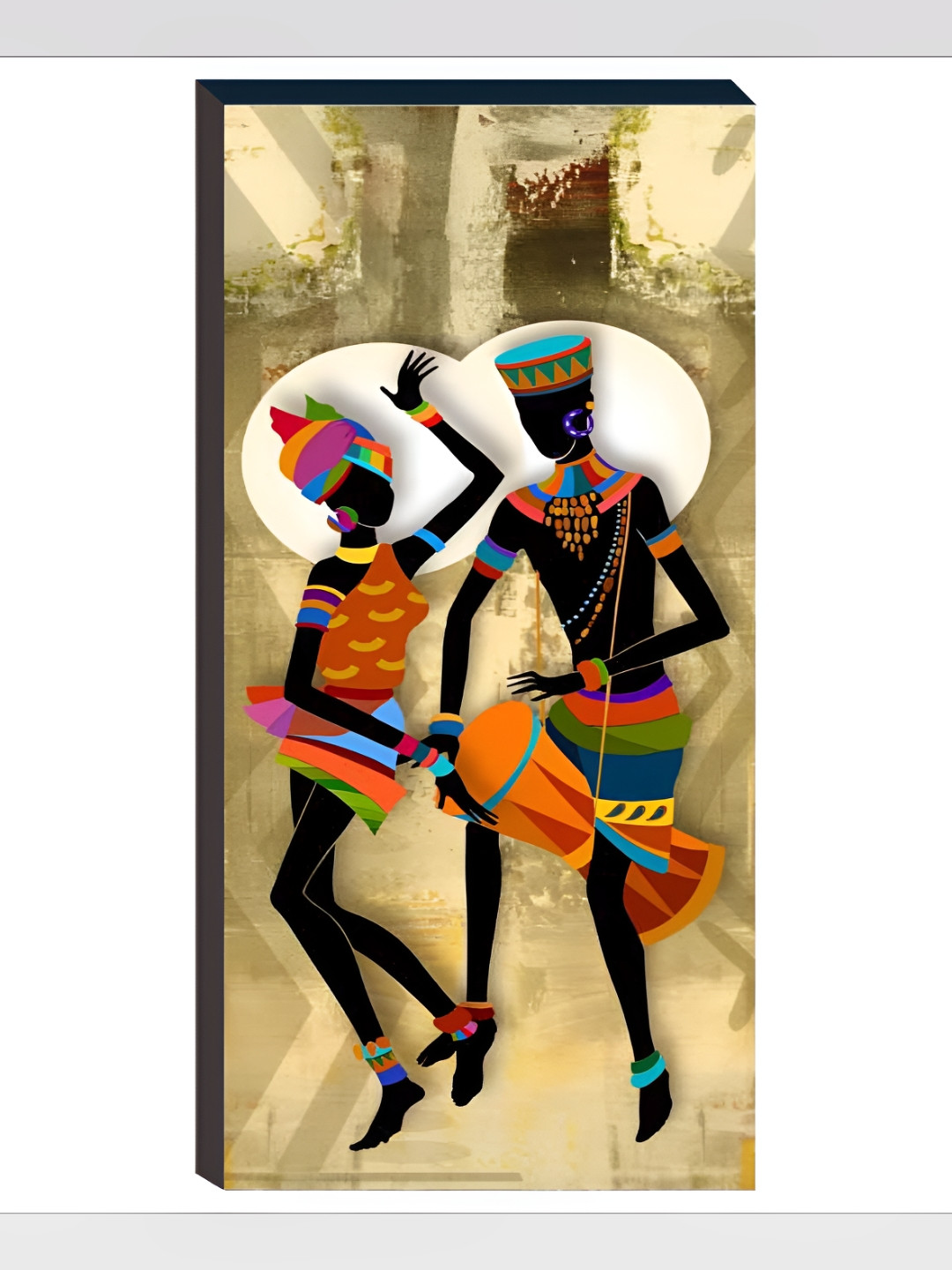 

WALLMAX 3 Piece Wooden Paintings Wall Art, Multi