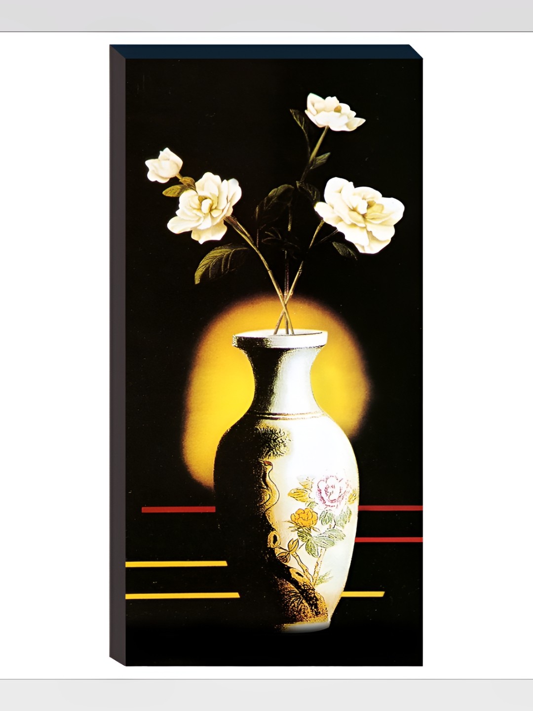 

WALLMAX Black & White 3 Pieces Floral and Botanical Wall Arts