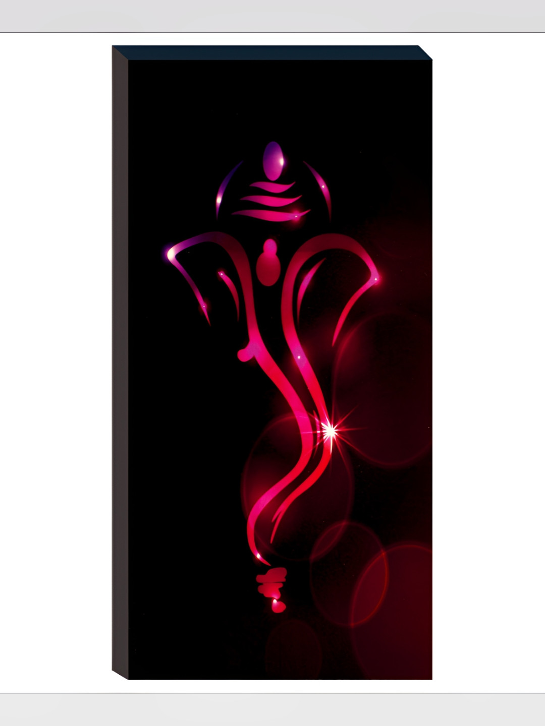 

WALLMAX Black & Red 3 Pieces Wooden Paintings Wall Arts