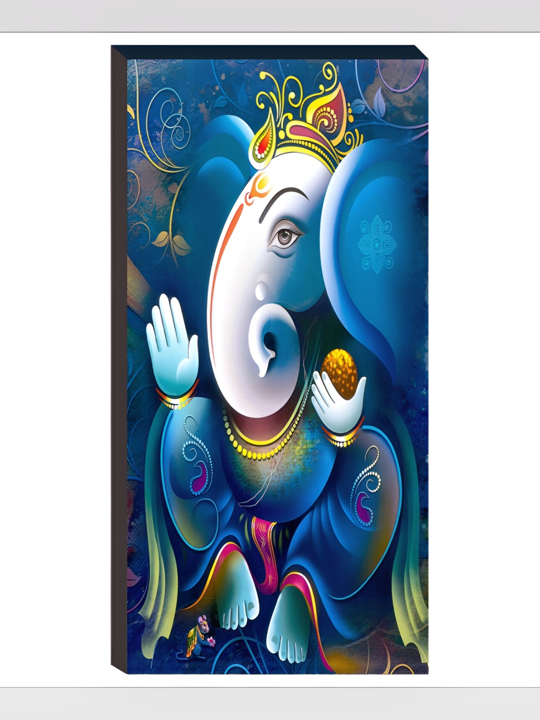 

WALLMAX Blue & White 3 Pieces Religious Wall Art