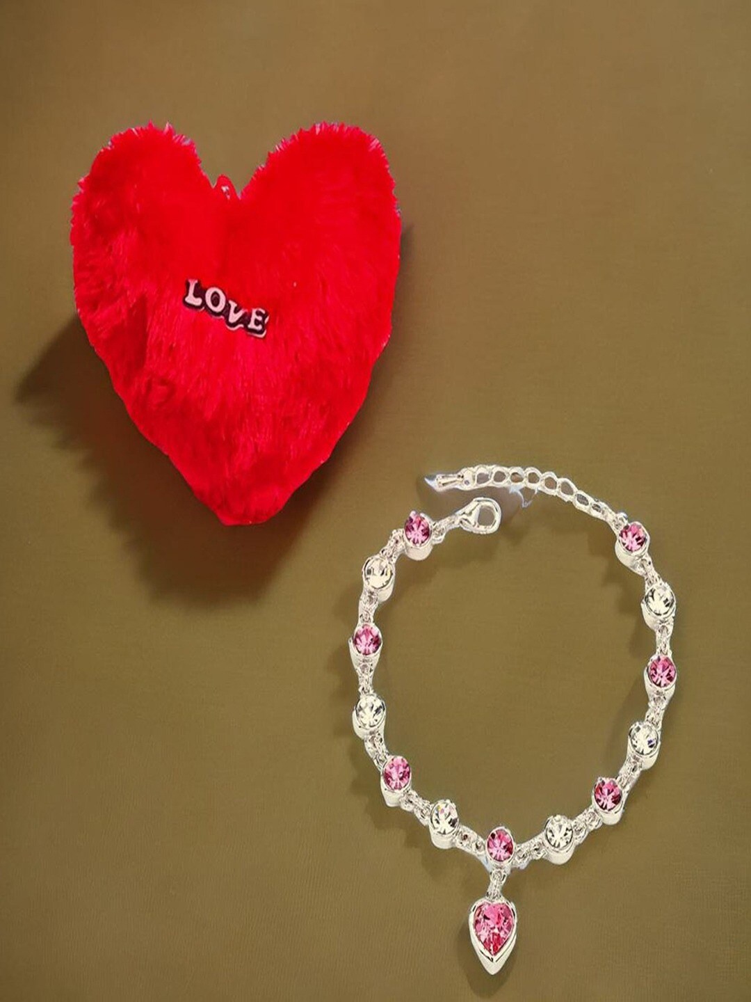 

UNIVERSITY TRENDZ Set Of 2 Silver-Plated Link Bracelet
