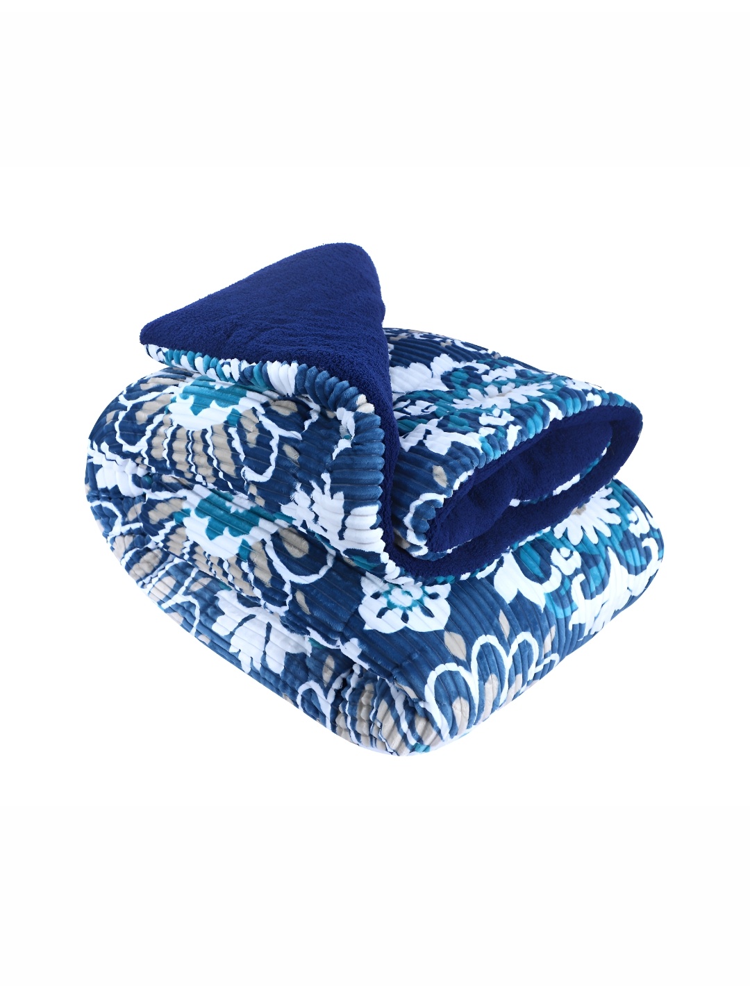 

Nivasam Stanley Blue & White Ethnic Motifs Mild Winter Double Bed Quilt