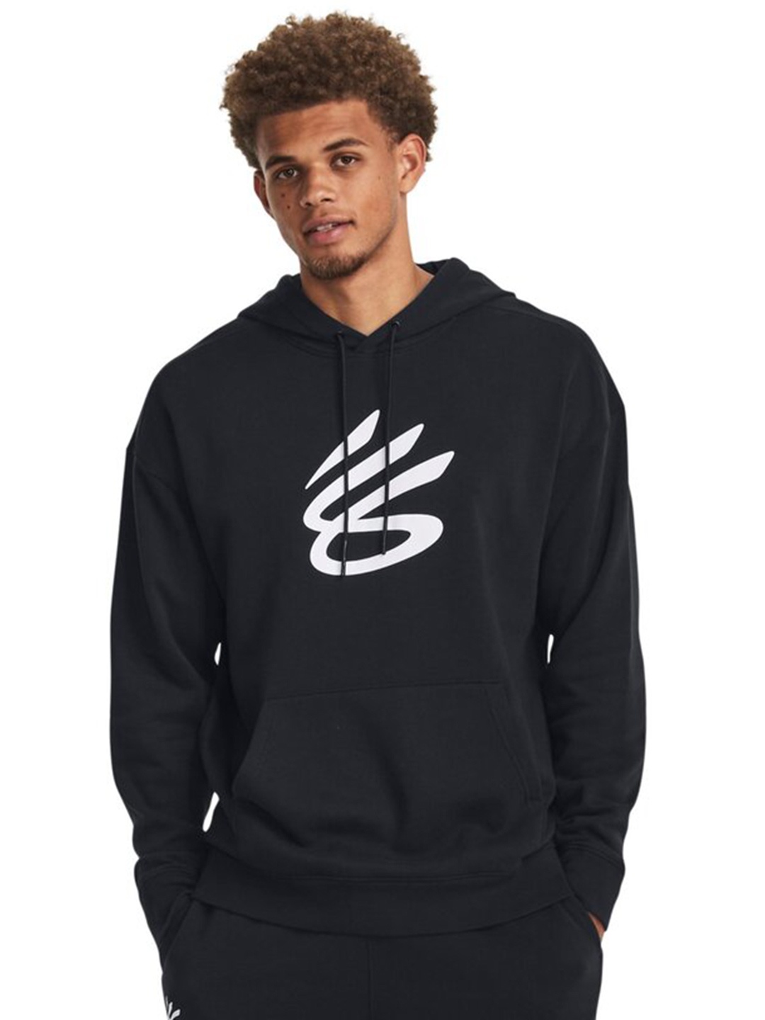 

UNDER ARMOUR Curry Splash Hooded Pullover Sweatshirt, Black