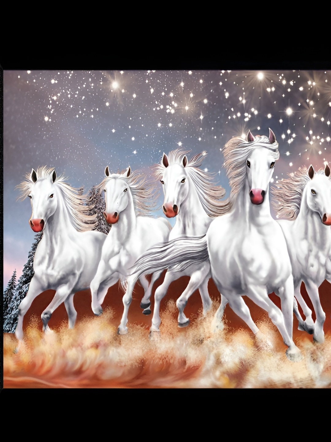 

WALLMAX White & Brown Birds and Animals Wall Art