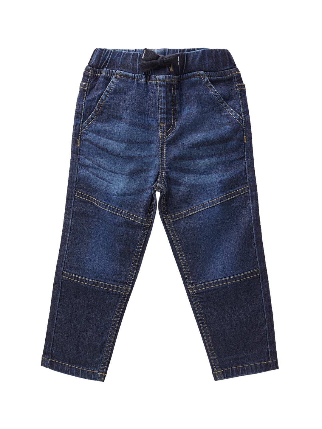 

BAESD Infant Boys Low-Rise Dark Shade Light Fade Clean Look Jeans, Blue