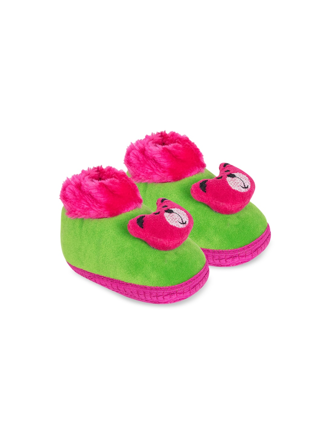 

BAESD Infants Embellished Detail Booties, Green