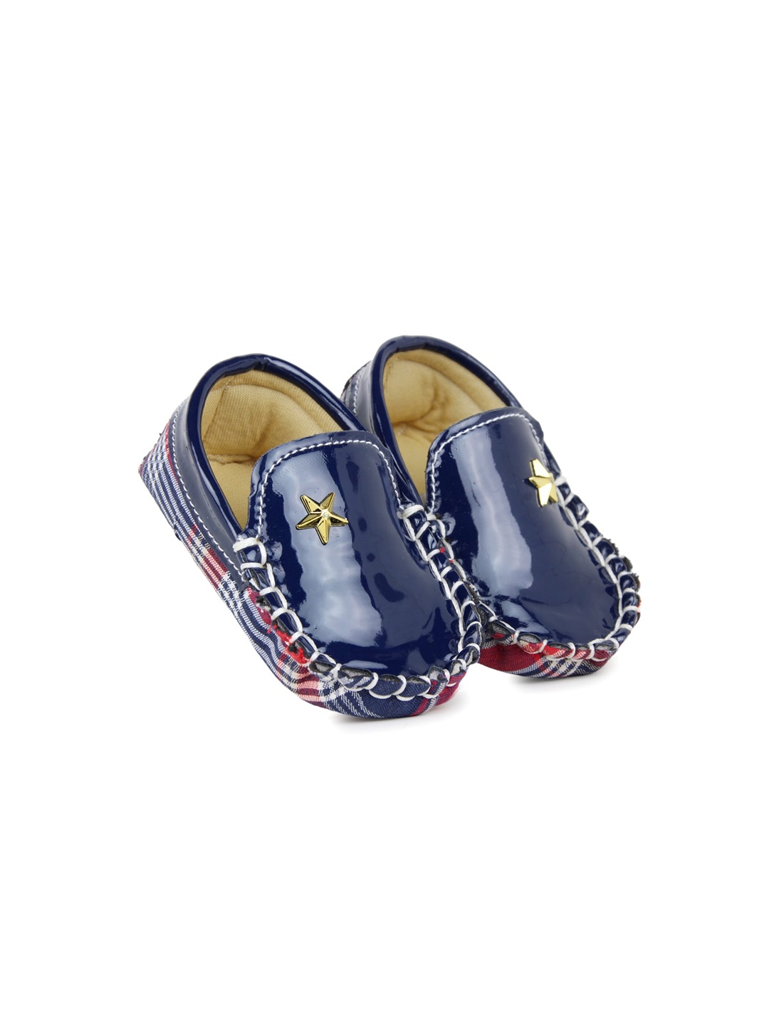 

BAESD Infant Boys Slip On Loafer Booties, Navy blue