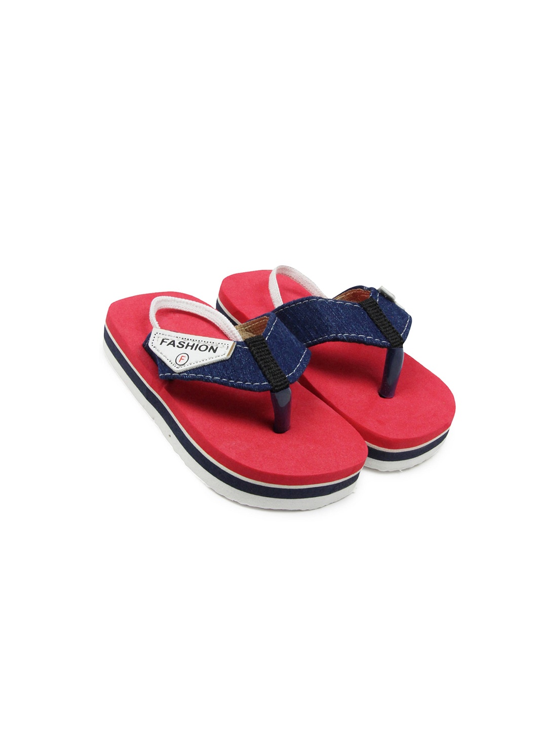 

BAESD Infants Chu Chu Sound Anti-Slip Thong Flip-Flops, Red