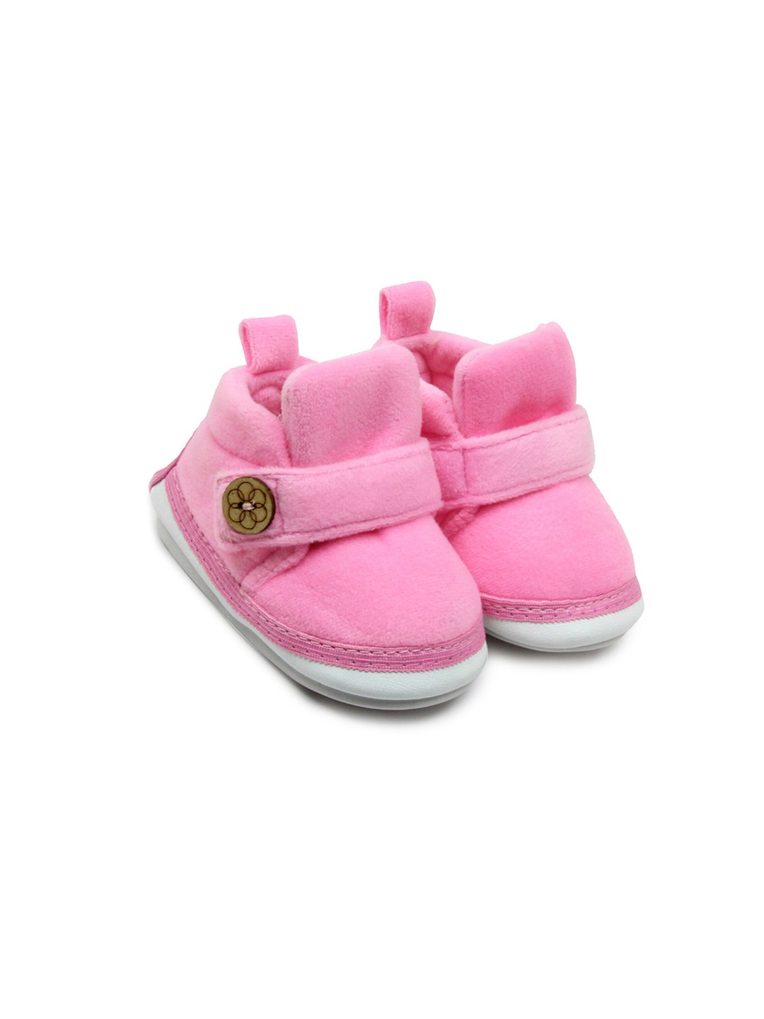 

BAESD Infants Velvet Sound Shoe Booties, Pink