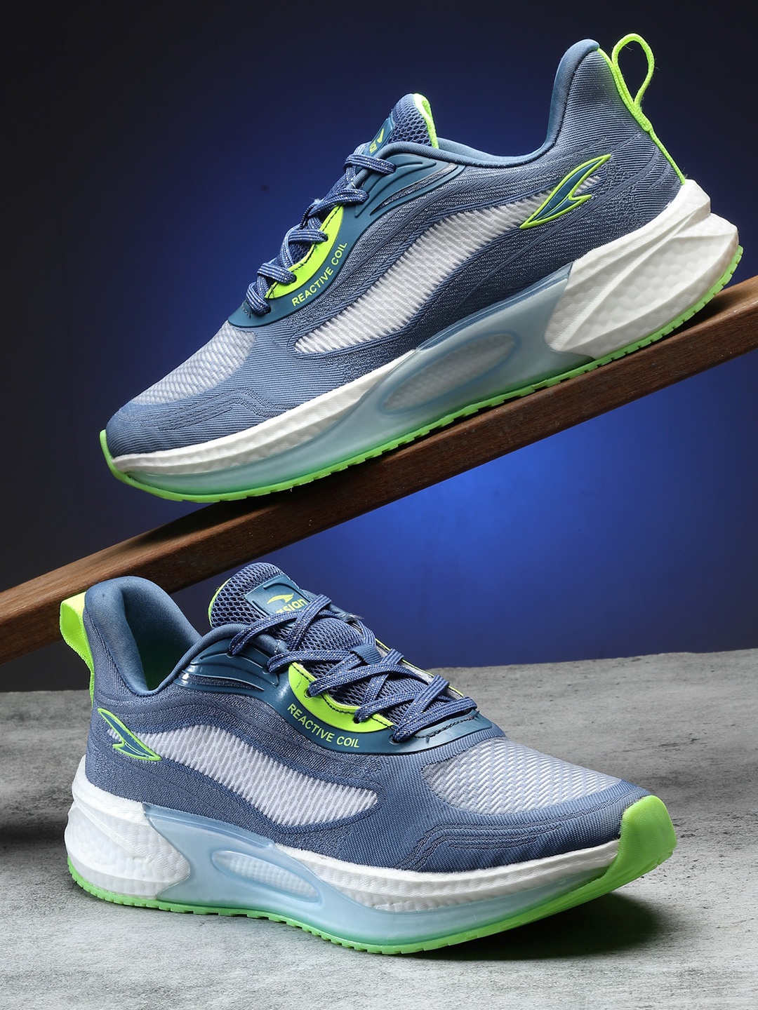 

ASIAN Men Mesh Running Shoes, Blue