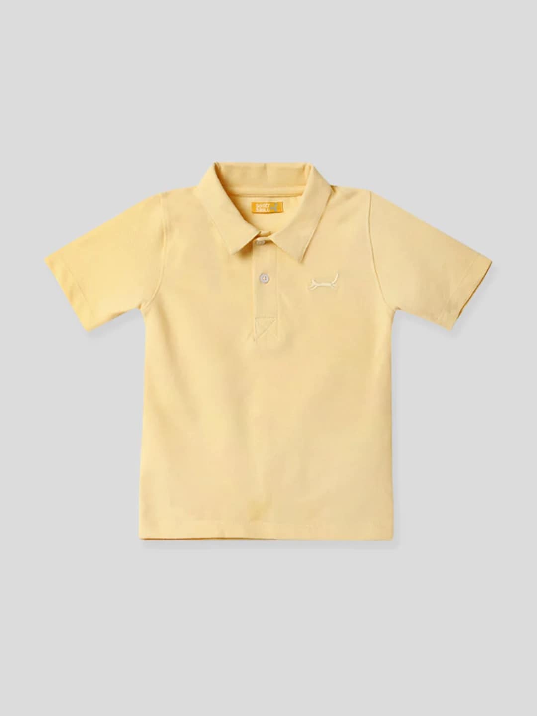 

Somersault Boys Polo Collar Short Sleeves Cotton T-shirt, Yellow