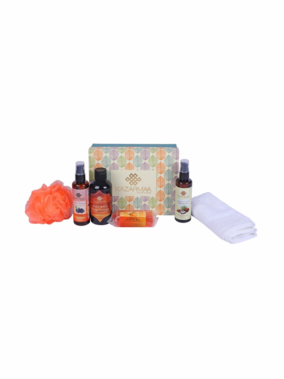 

KAZARMAA 6-Pcs Orange Odyssey Cleansing & Moisturize Gift Set