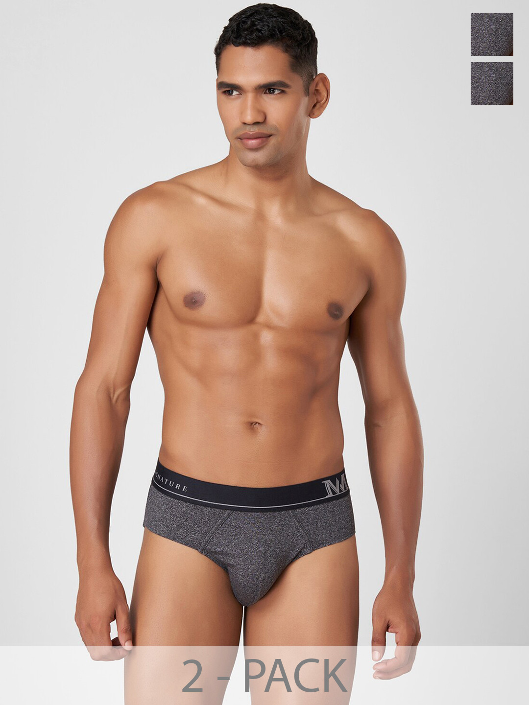 

Macroman M-Series Pack of 2 MW Signature Collection By Rohit Bal Breifs 8903978415413, Black