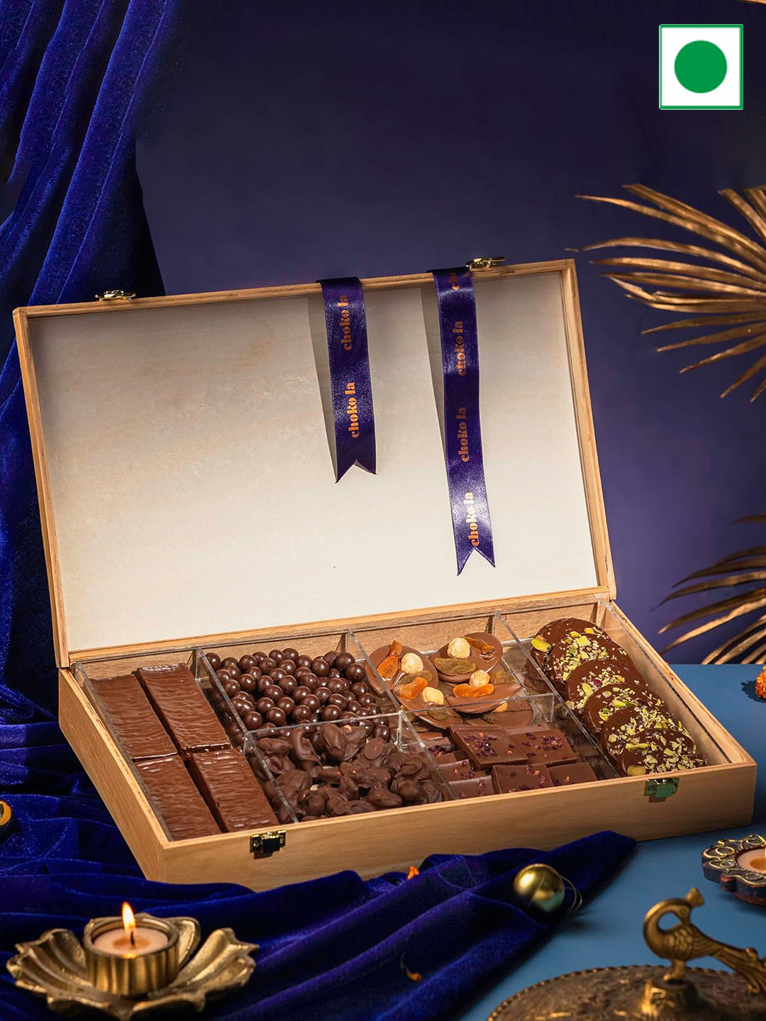 

choko la Treasure Chocolates Gift 610g, Brown