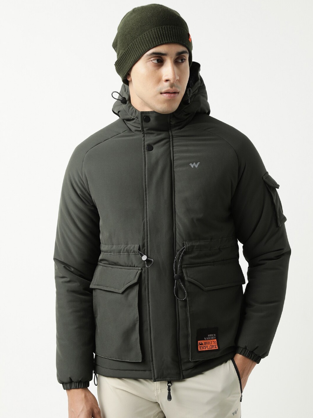 

Wildcraft Lightweight Hooded Padded Jacket, Olive