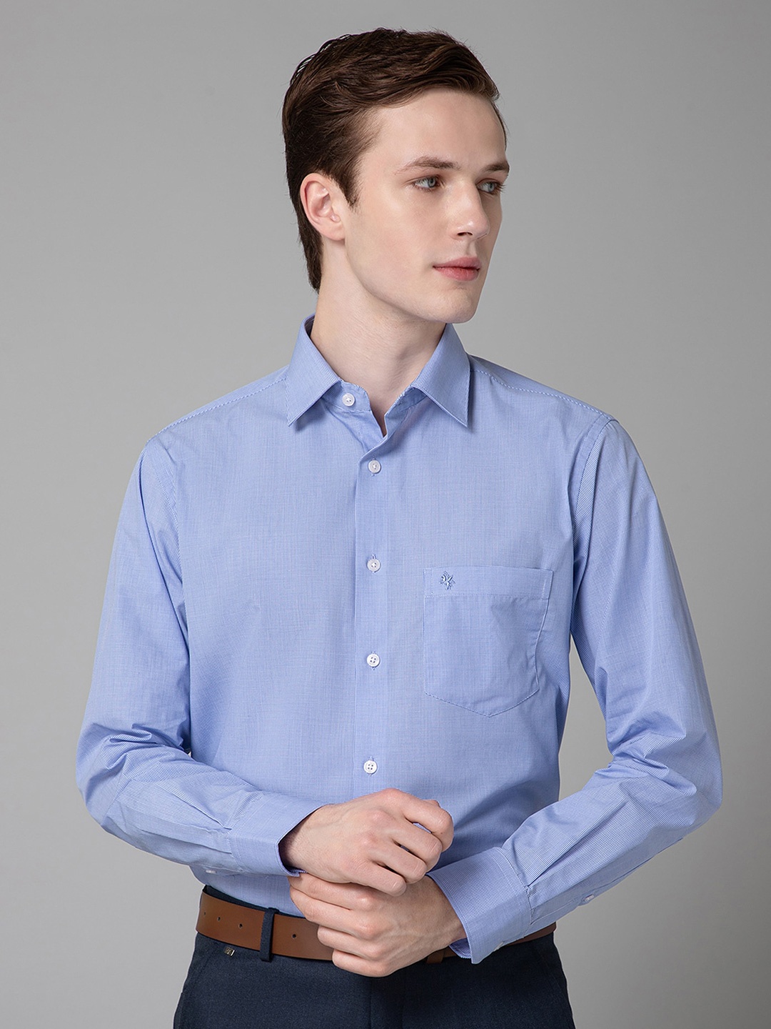 

Cantabil Comfort Formal Shirt, Blue