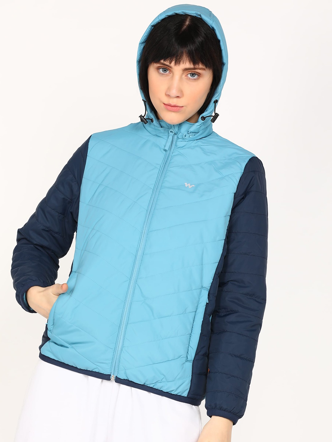 

Wildcraft Lightweight Hooded Anti Odour Padded Jacket, Blue