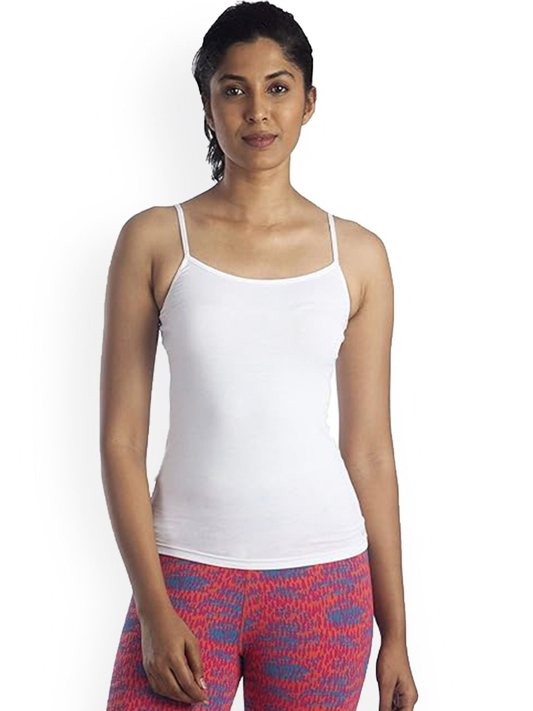

LAVOS Cotton Non-Padded Anti-Microbial Camisole, White