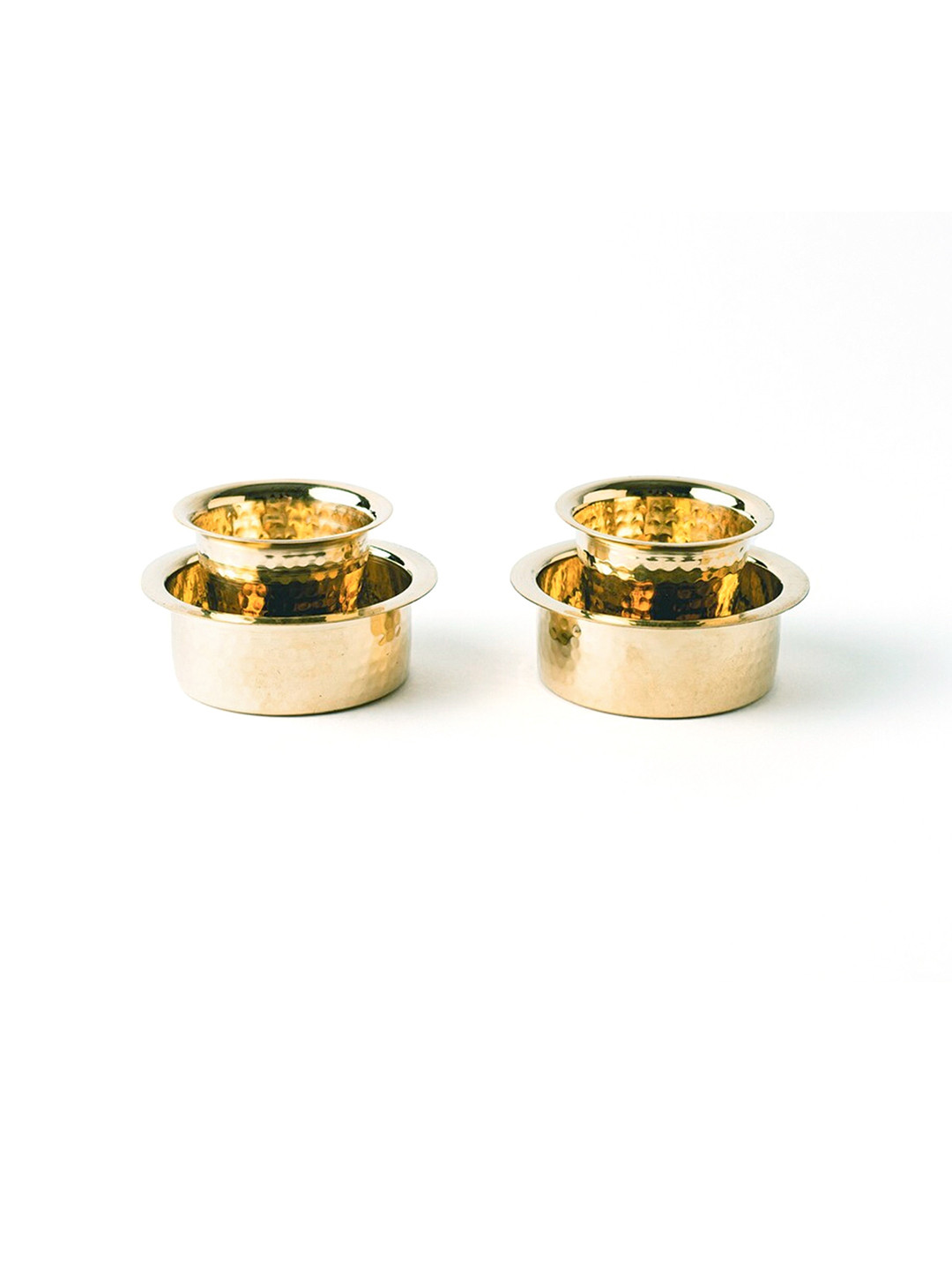 

Ekhasa Gold-Toned 4 Pieces Pure Brass Fliter Coffee and Tea Cups