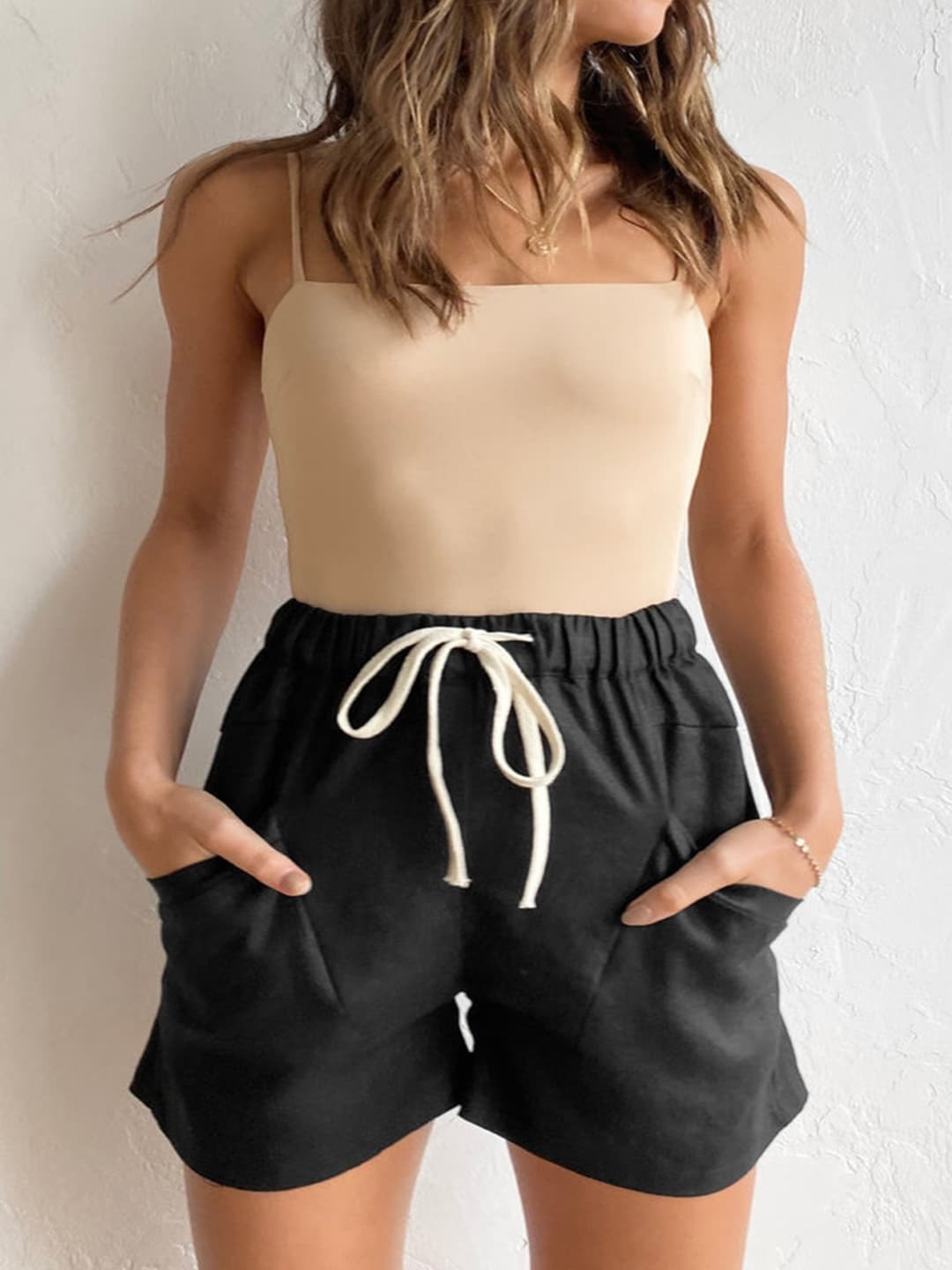 

Stylecast X KPOP Women Black Above Knee Shorts