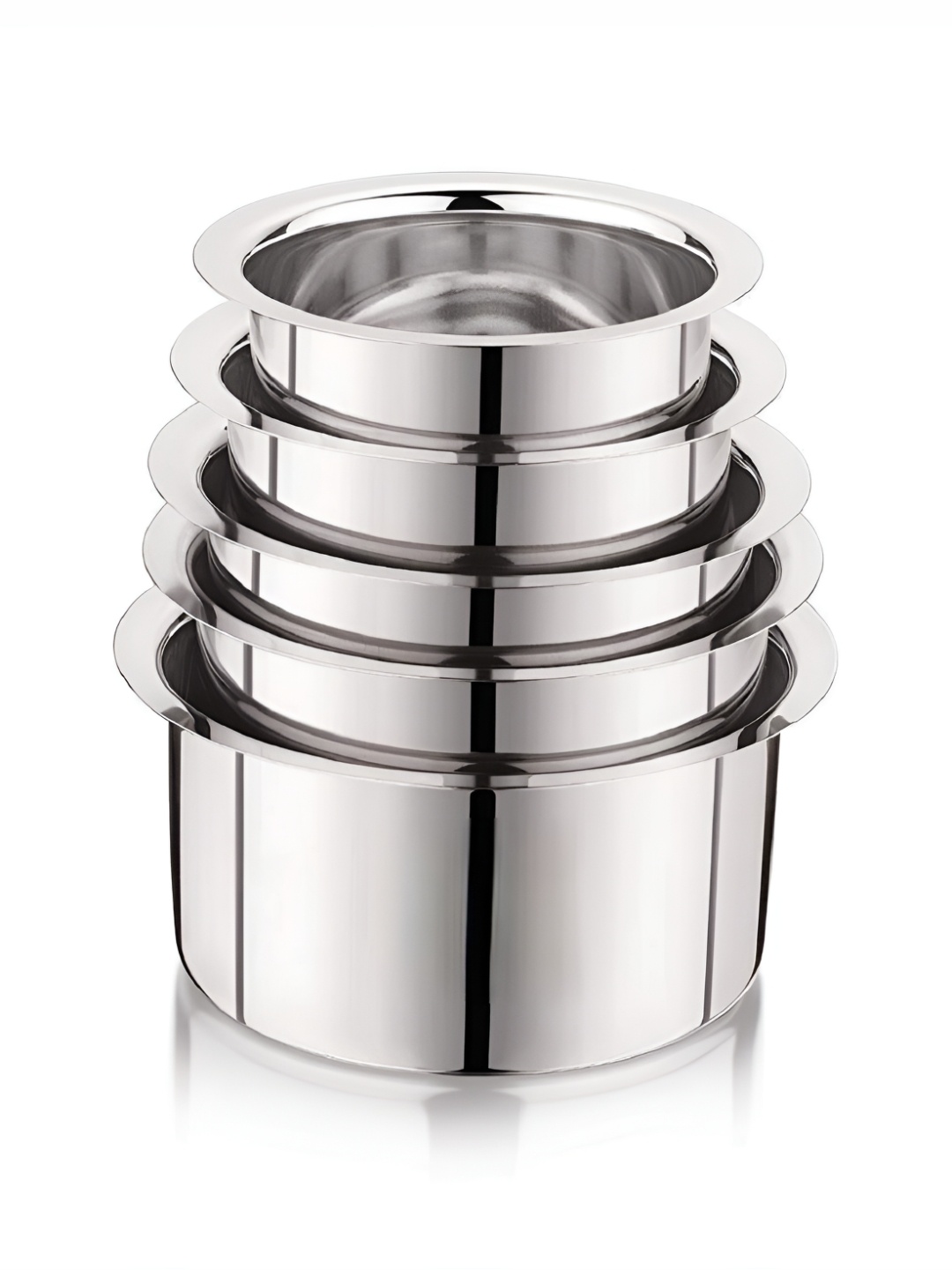 

RBGIIT Steel 5 Pieces Stainless Steel Tope