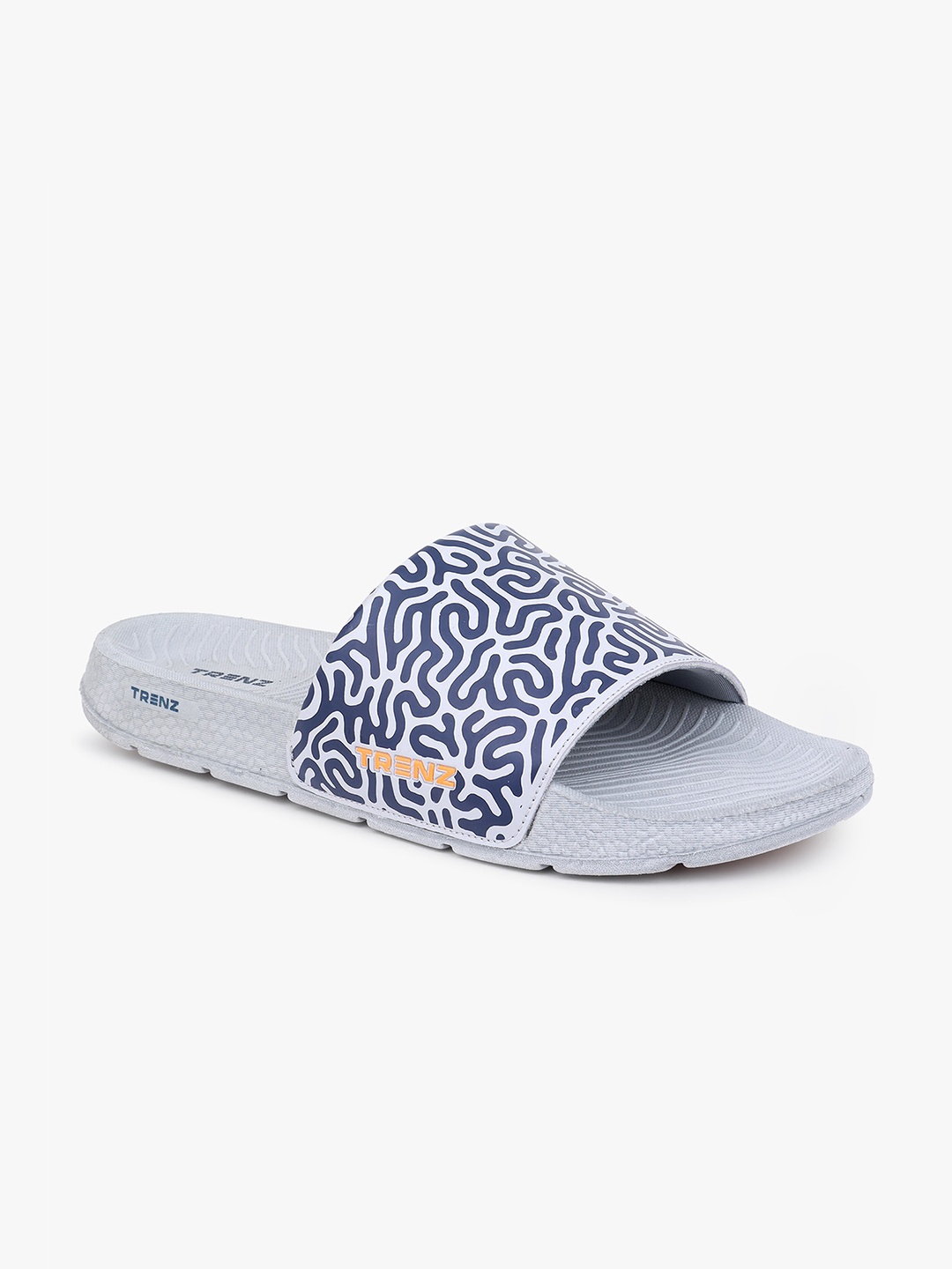 

Trenz Men Printed Sliders, Grey