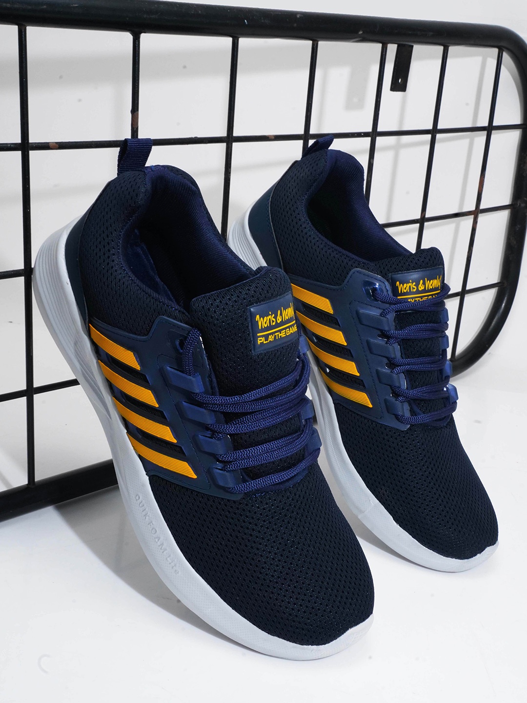 

Heris & Hemly Men Running Shoes, Navy blue