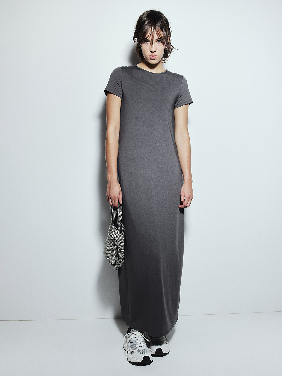 

H&M Jersey Bodycon Dress, Grey
