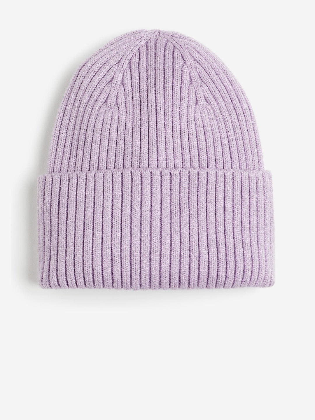 

H&M Boys Rib-Knit Hat, Purple