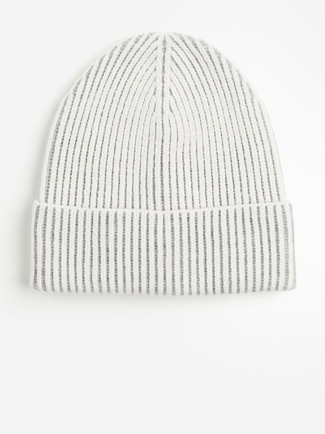 

H&M Rib-Knit Beanie Hat, Grey