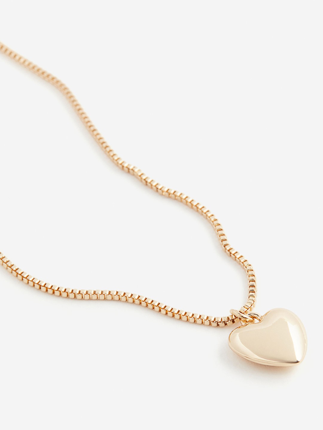 

H&M Heart-Pendant Necklace, Gold