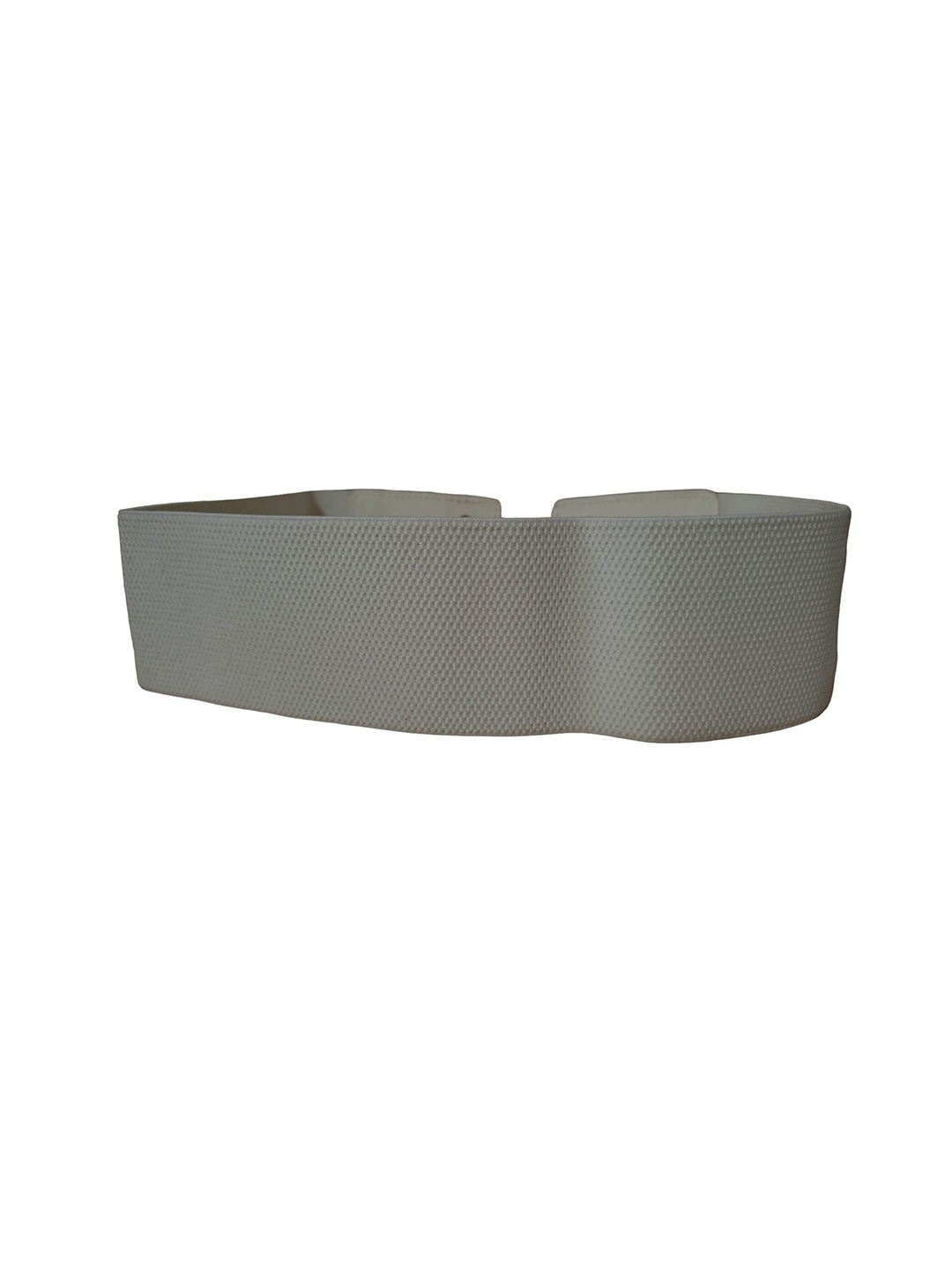 

WINSOME DEAL Women Textured Belt, White