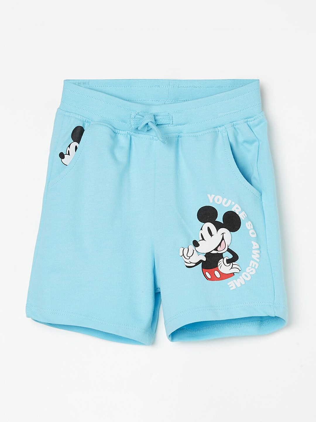 

Juniors by Lifestyle Boys Mickey Mouse Pure Cotton Shorts, Blue