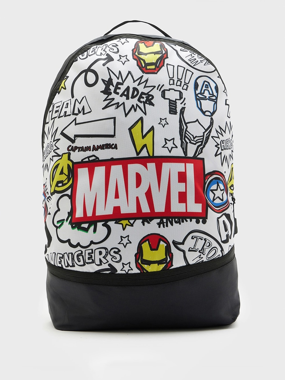 

Bewakoof Unisex Marvel Merchandise Printed Backpack, White