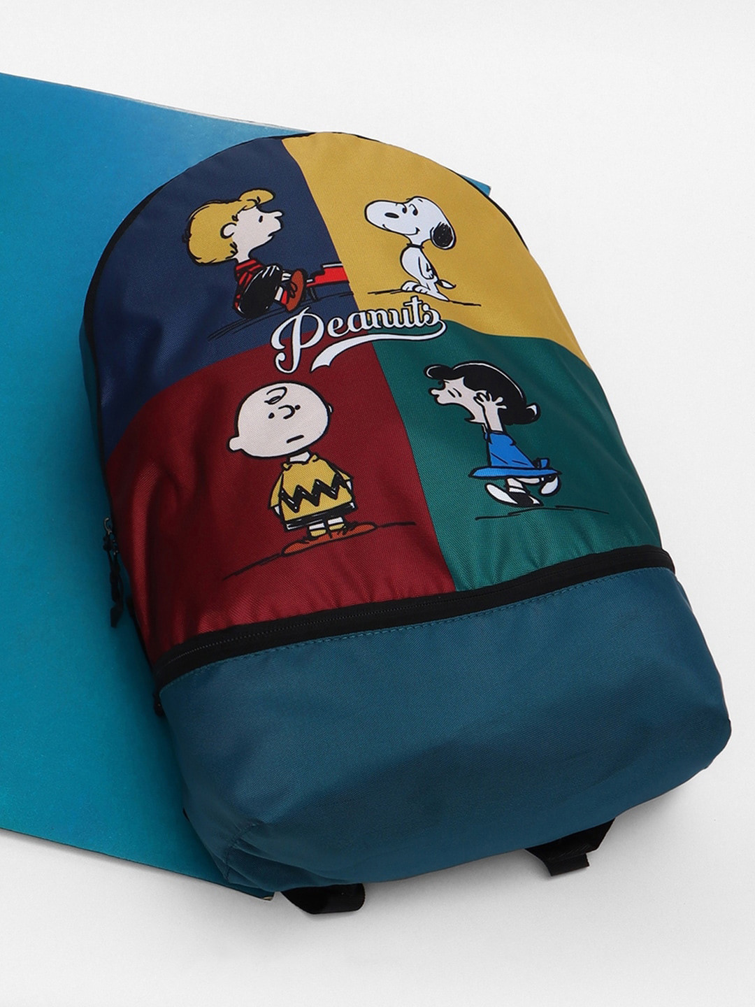 

Bewakoof PEANUTS Unisex Blue Peanuts Printed Backpack