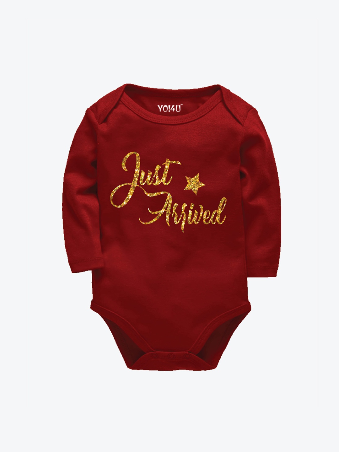 

BAESD Infants Printed Pure Cotton Bodysuit, Red