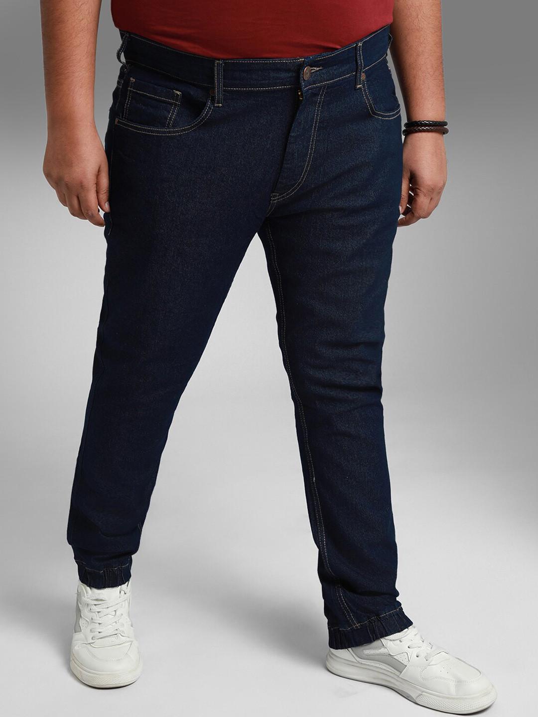 

Freeform by High Star Men Plus Size Slim Fit Stretchable Jeans, Blue