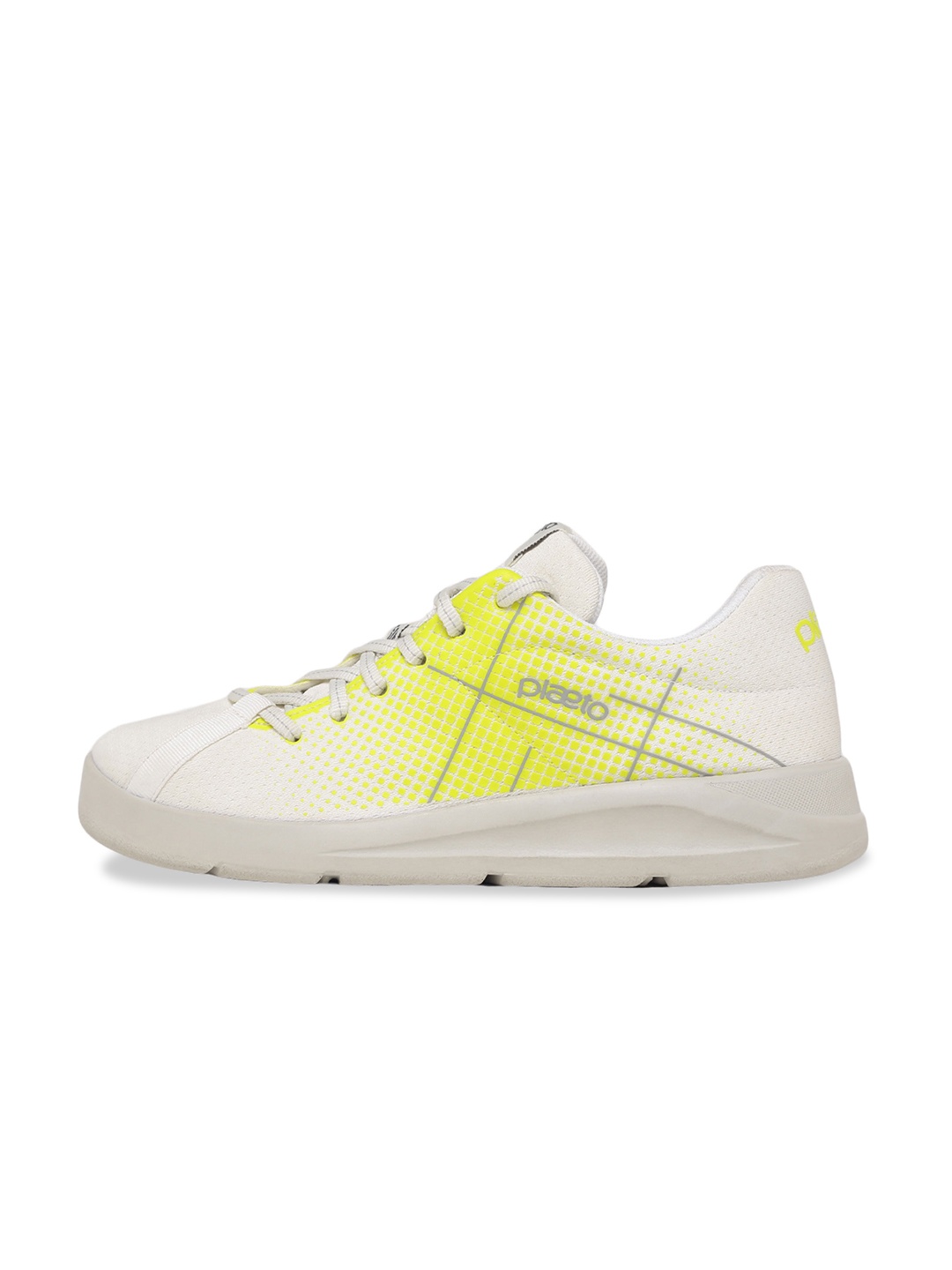 

plaeto Men Solid Block 5 Lightweight Floease Multiplay Sneakers, Yellow