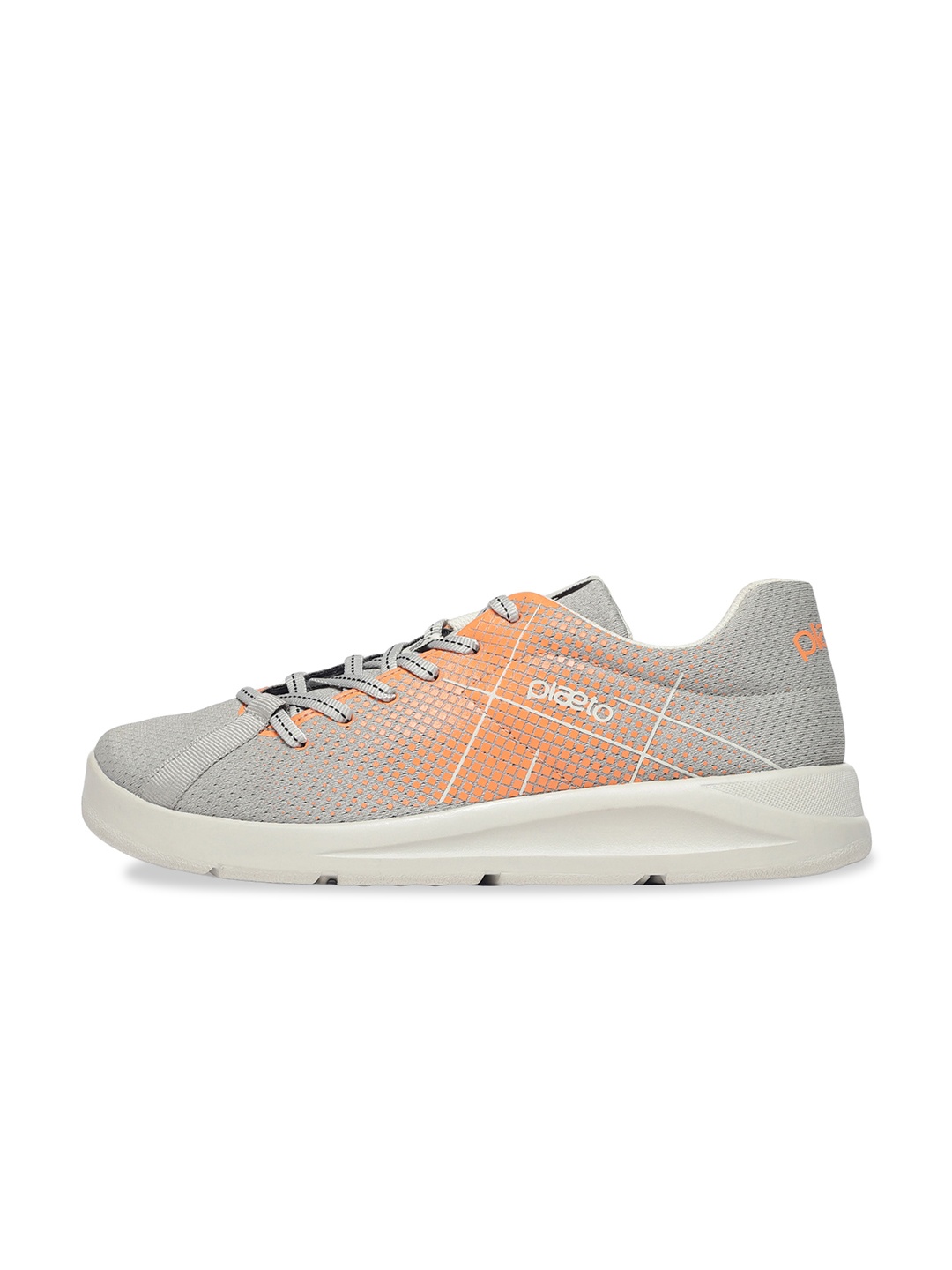 

plaeto Men Block 5 Lightweight Floease Multiplay Sneakers, Orange