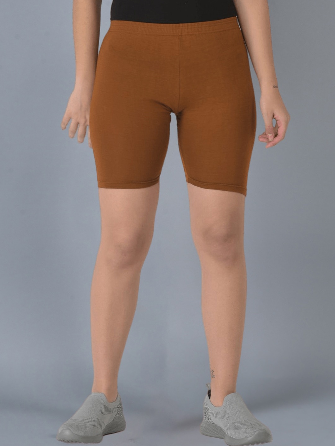 

Dollar Missy Pack of 1 Cotton Cycling Shorts, Mustard