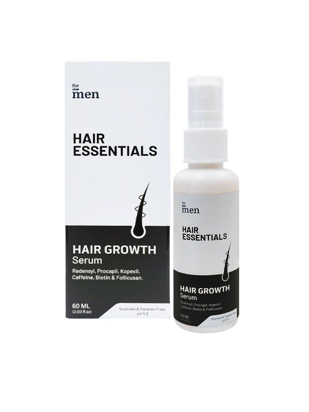 

ForMen Hair Essentials Hair Growth Serum - 60ml, White